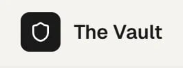 The Vault logo with shield icon and text label